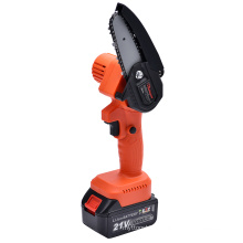portable mini chain electric Single hand chain saw other power saws wood cordless pruning saw